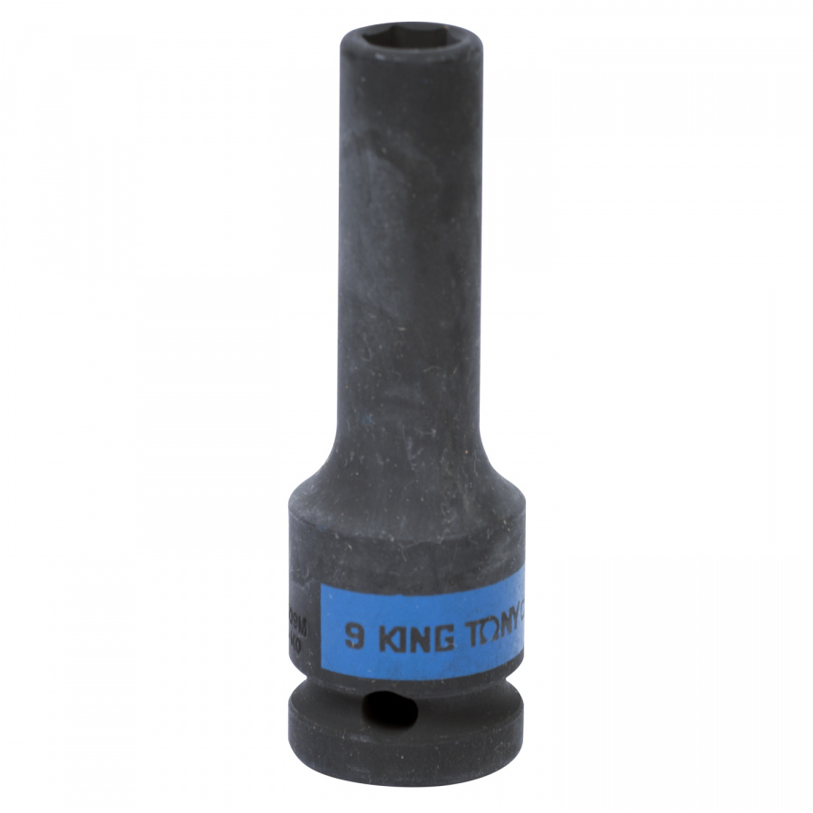 Головка торцевая ударная глубокая шестигранная 1/2", 9 мм KING TONY 443509M