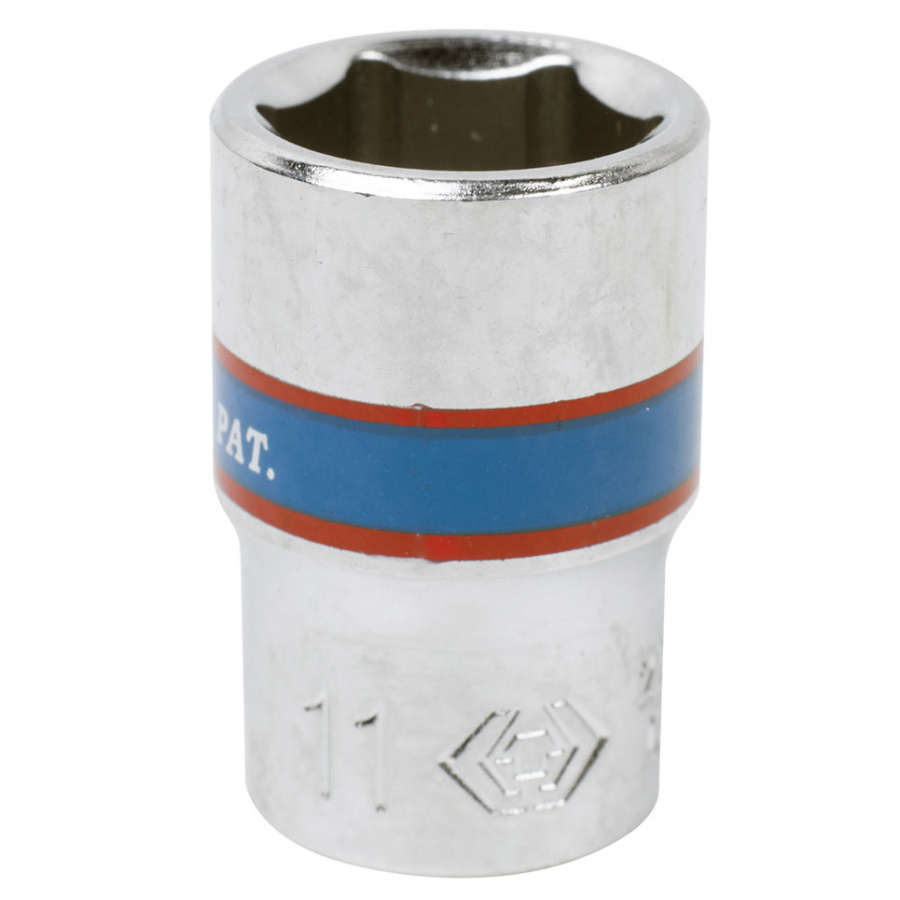 Головка торцевая стандартная шестигранная 1/4", 11 мм KING TONY 233511M