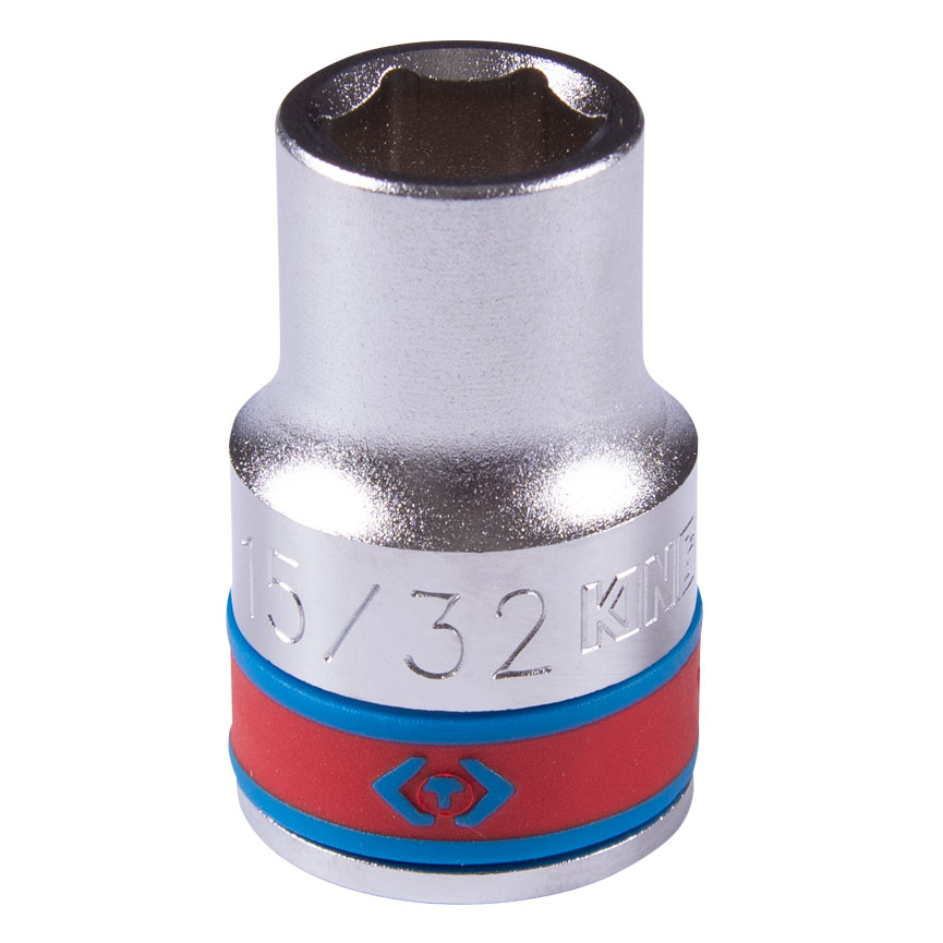 Головка торцевая стандартная шестигранная 1/2", 15/32", дюймовая KING TONY 433515S