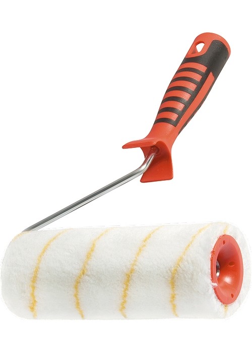 Валик для внутренних работ синтетический, с двухком.ручкой, 180 мм, ворс 12 мм, D 48 мм, D ручки 6 мм, полиакрил Matrix