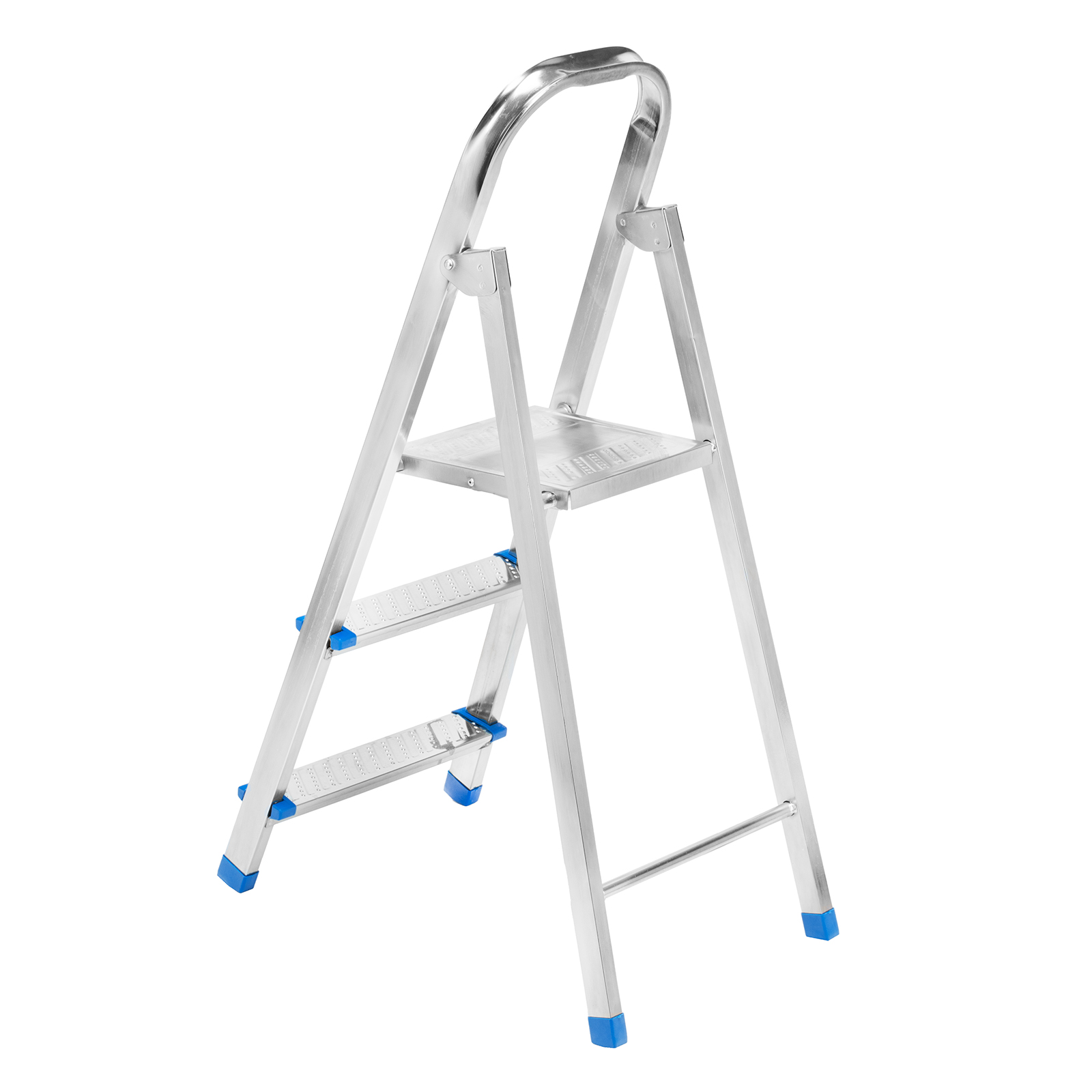 Стремянка, 3 ступени, стальная, оцинкованная Сибртех