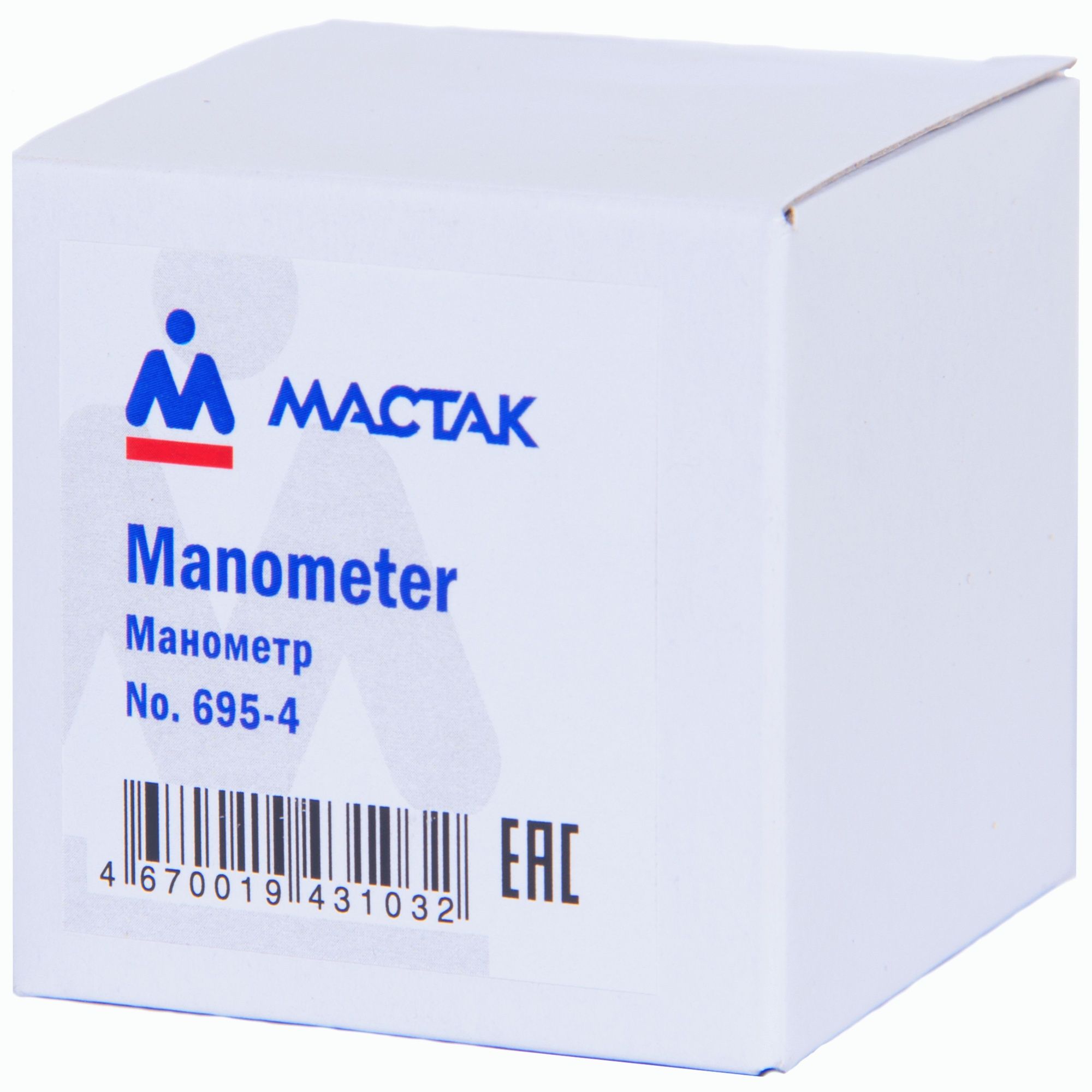 Манометр 1/4" МАСТАК 695-4