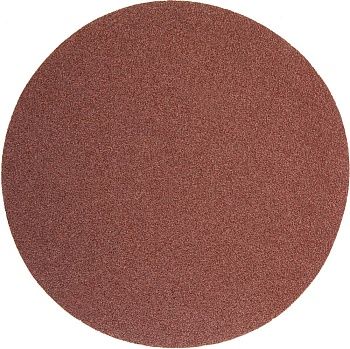 Круг шлифовальный универсальный STAYER "MASTER" из абразивной бумаги на велкро основе, без отверстий, Р80, 125мм, 5шт